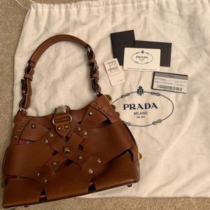 PRADA Semitracolla Vitello Cross Purse